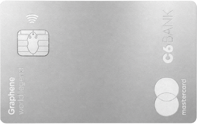 Cartão C6 Bank Graphene Mastercard World Legend