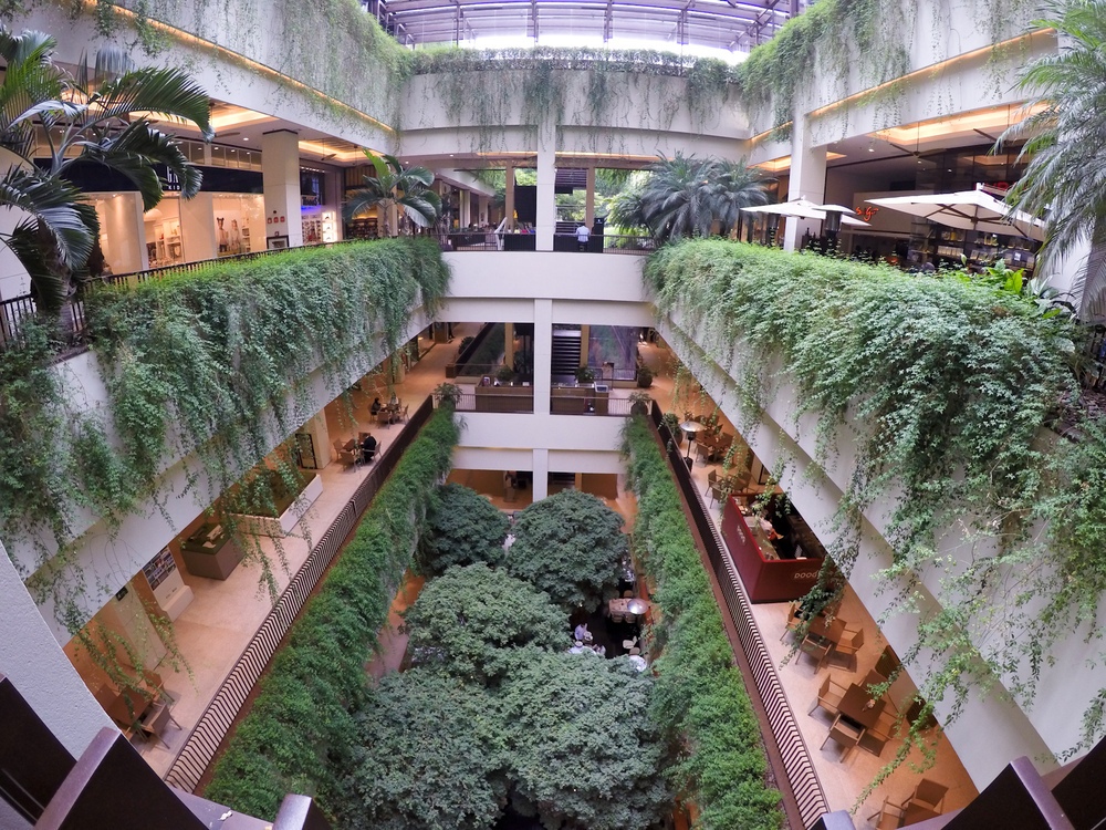 Vista de cima do Shopping Cidade Jardim - Picture of Shopping