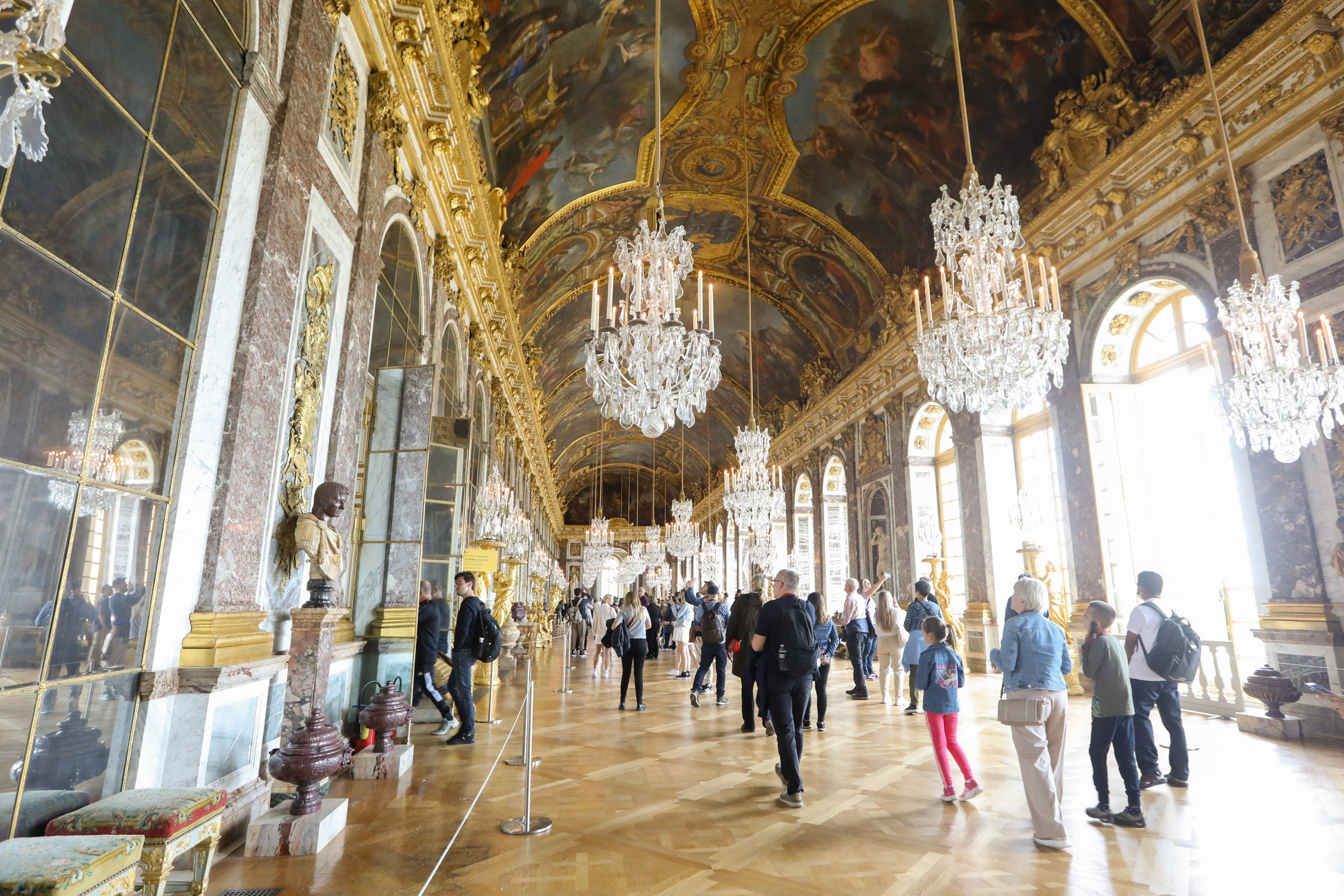 Palácio de Versalhes Galeria dos Espelhos