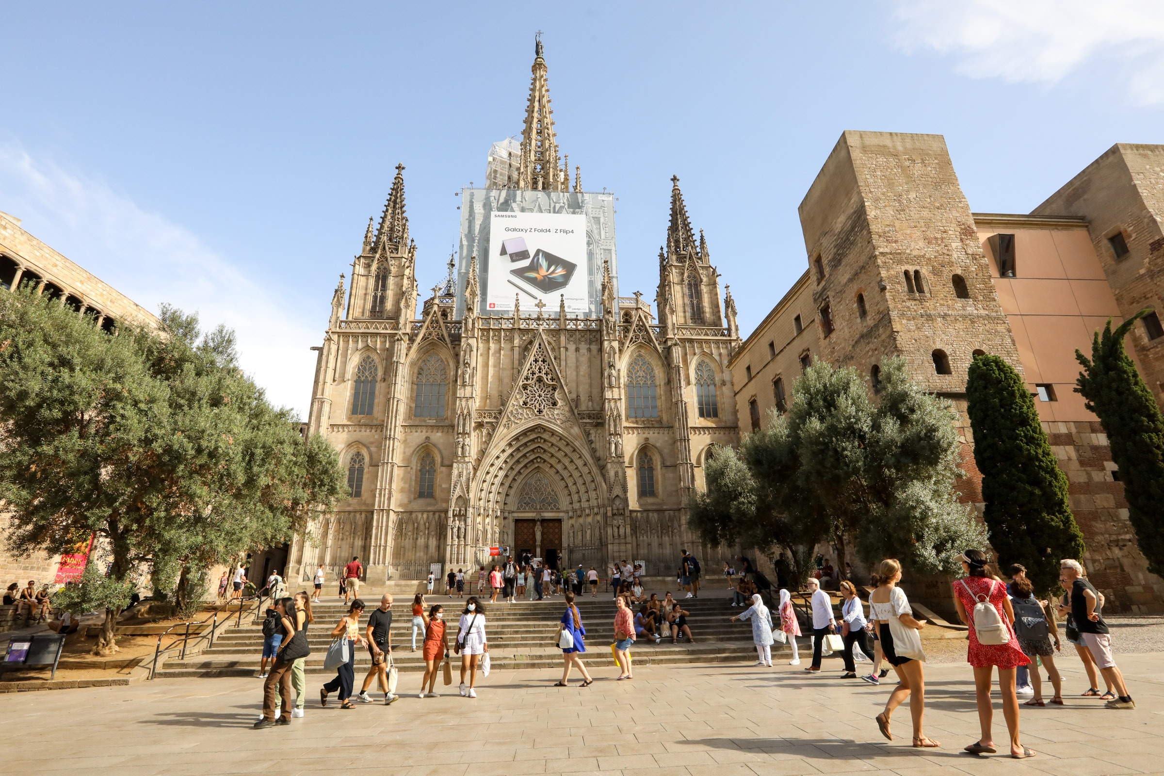 Pontos turísticos em Barcelona