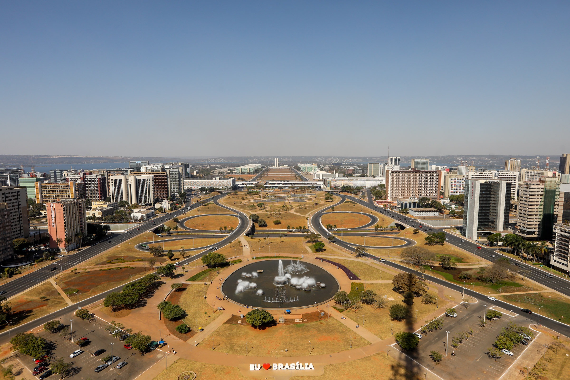 Pontos turísticos em Brasília