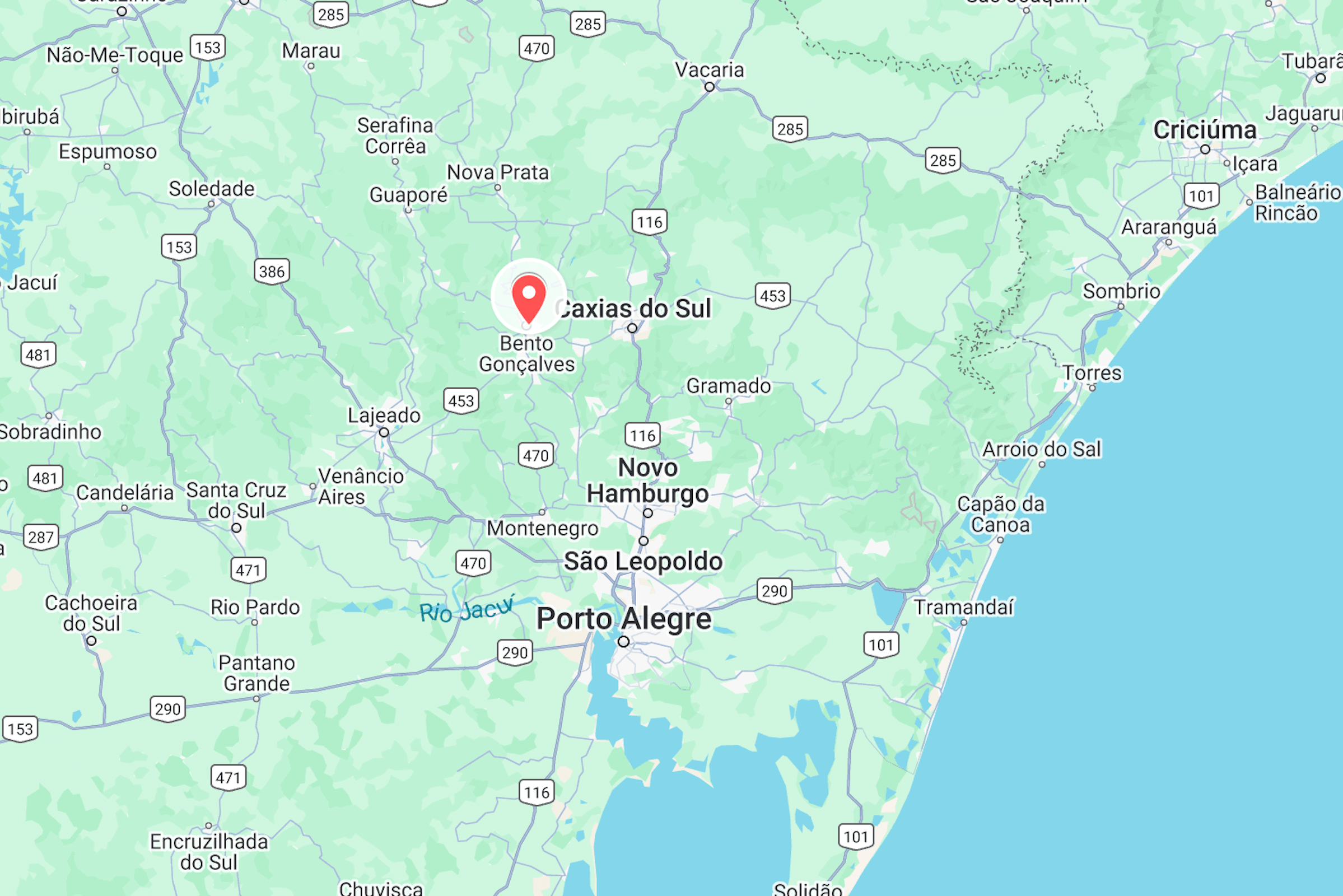 Como chegar a Bento Gonçalves