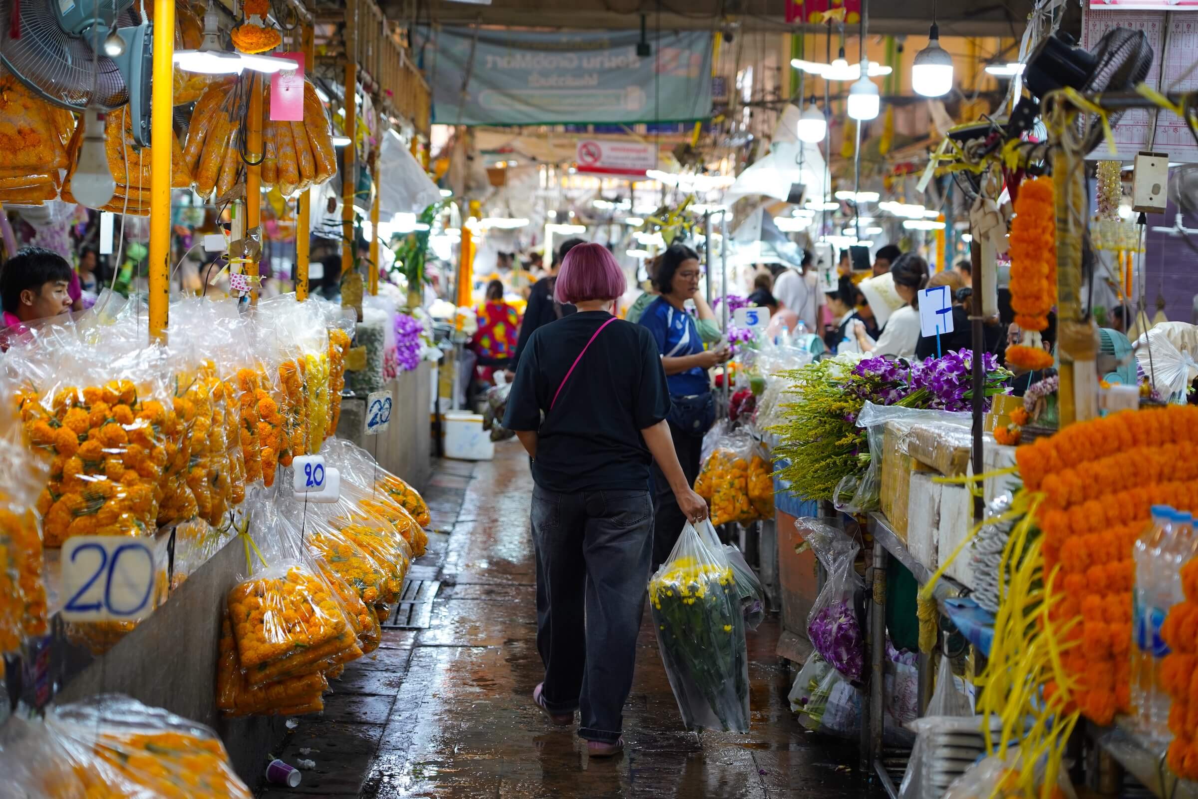 Mercado de Flores de Bangkok