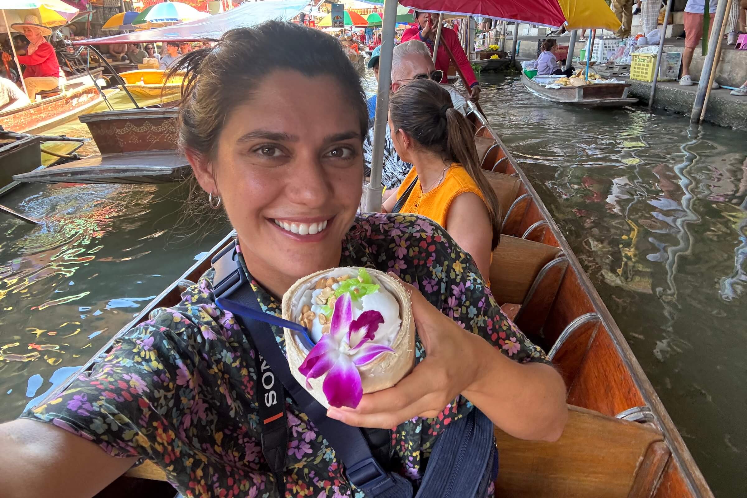 Mercado Flutuante Bangkok (Damnoen Saduak)