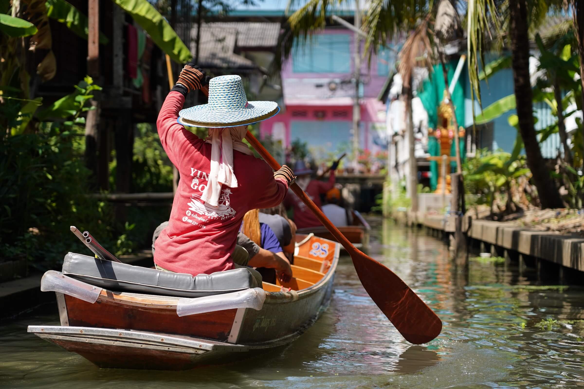 Mercado Flutuante Bangkok (Damnoen Saduak)
