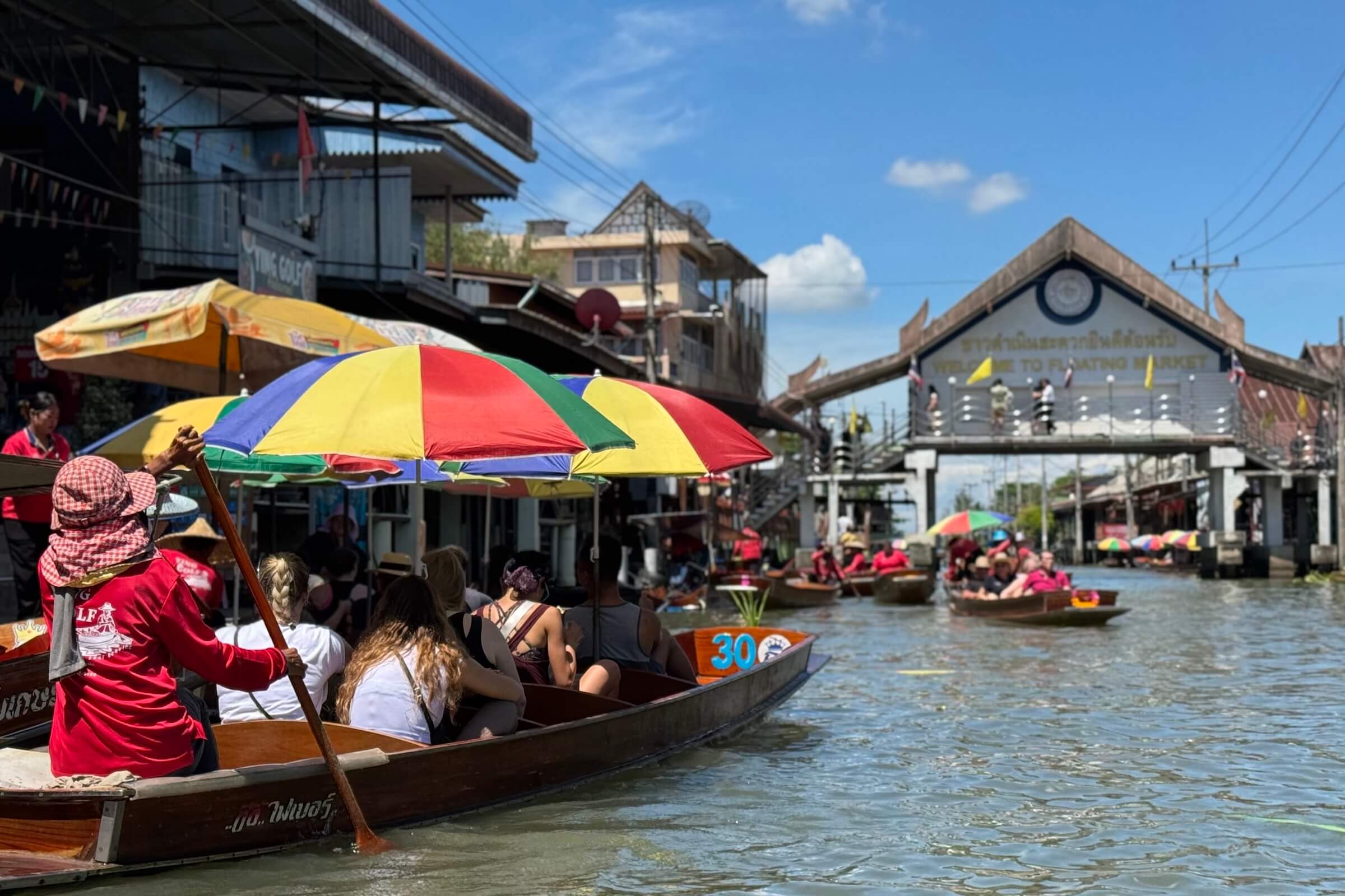 Mercado Flutuante Bangkok (Damnoen Saduak)