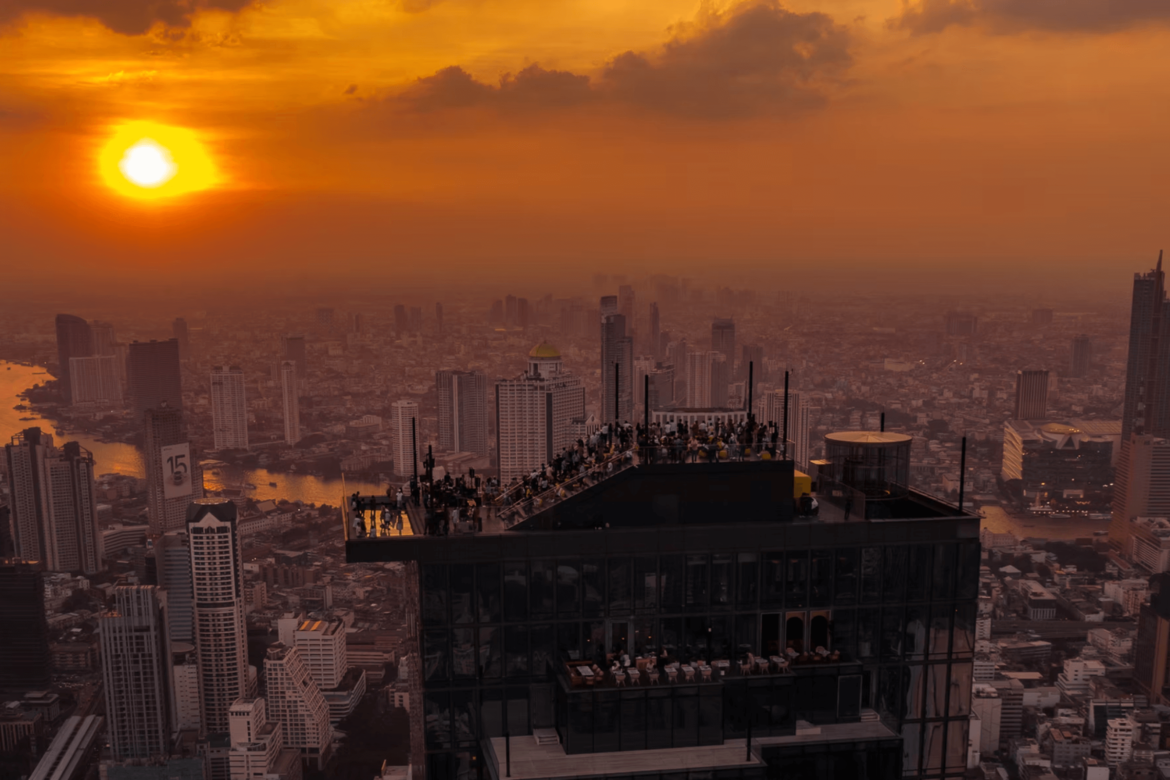 Rooftop Bar em Bangkok