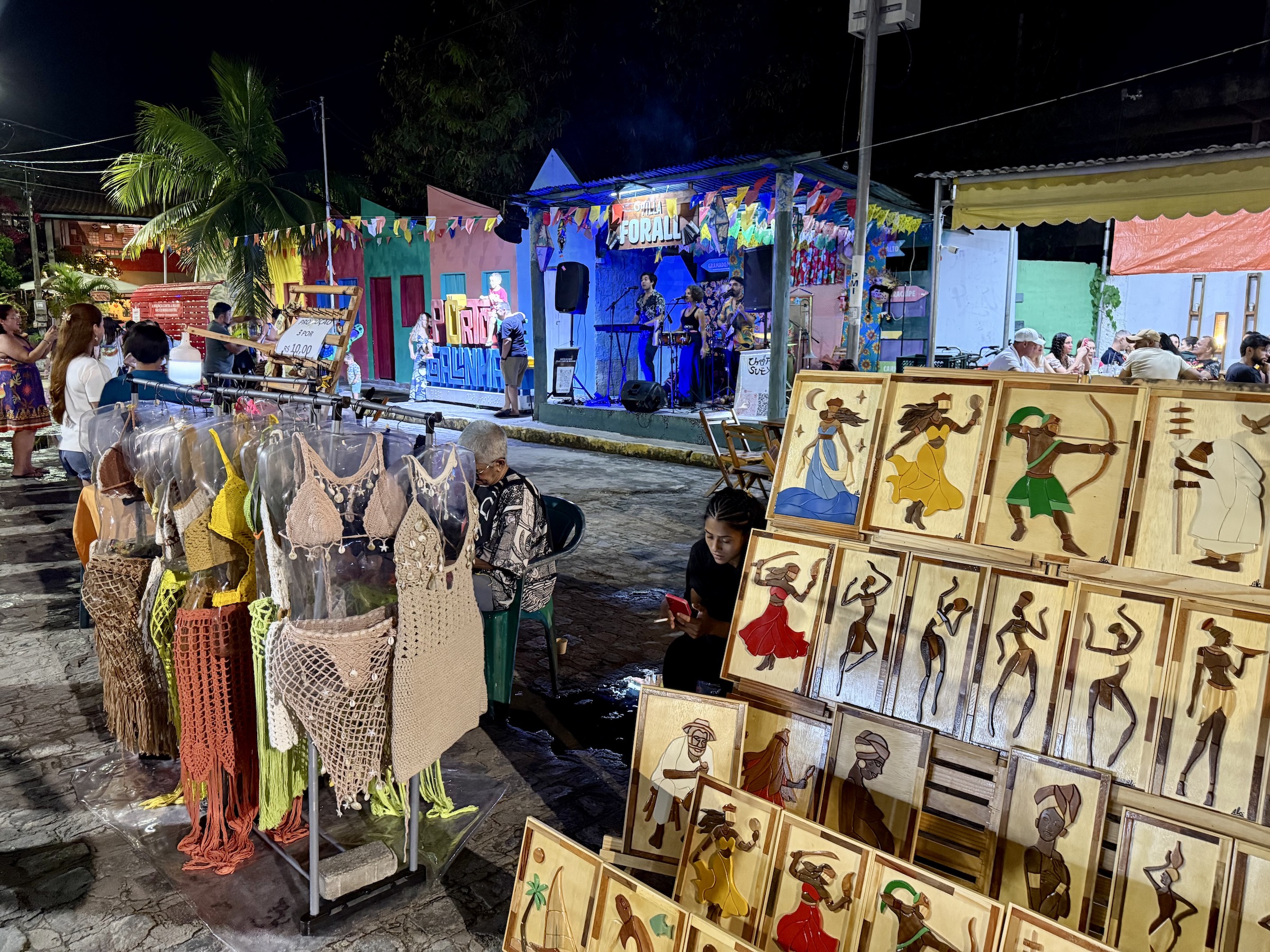 Vida noturna de Porto de Galinhas