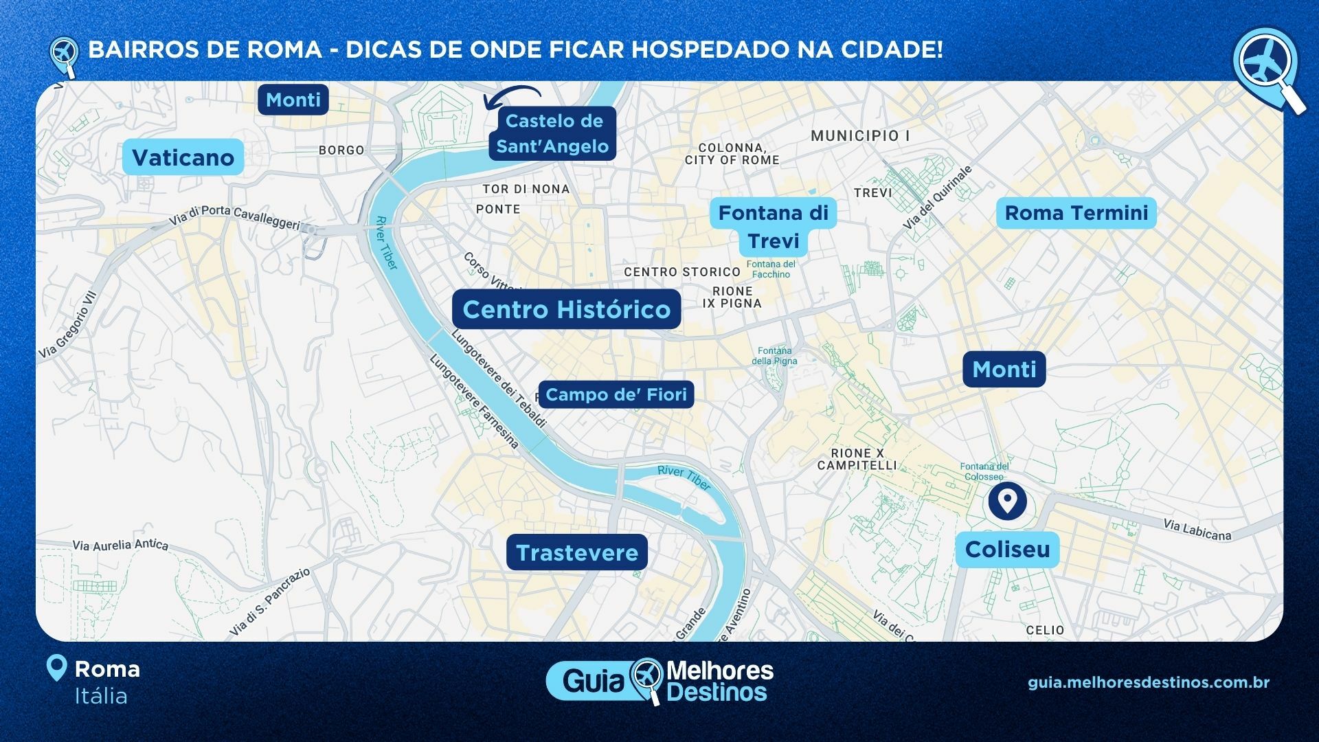 Onde ficar em Roma [2025]