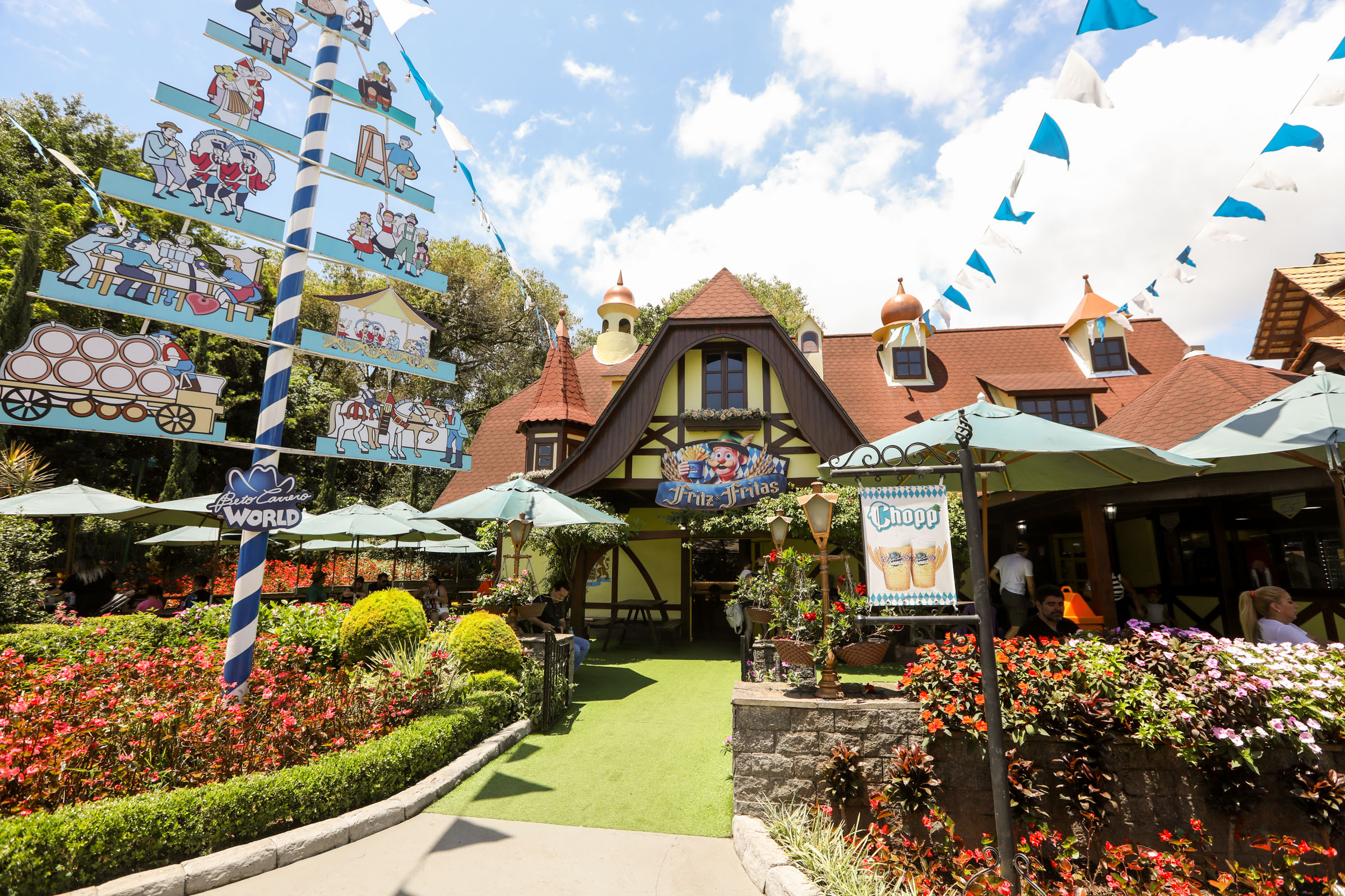 Mapa Beto Carrero – Detalhes de cada área temática do parque