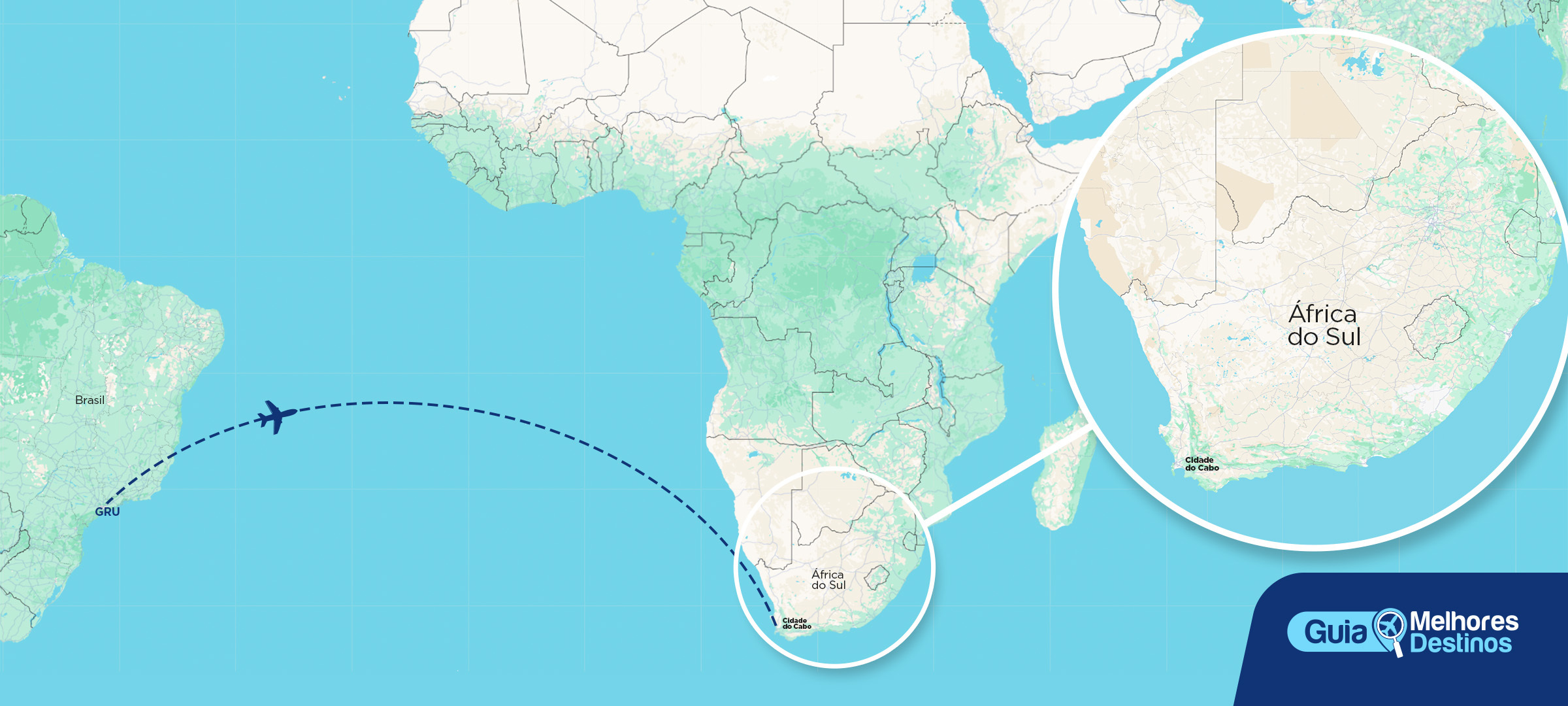Como chegar à África do Sul