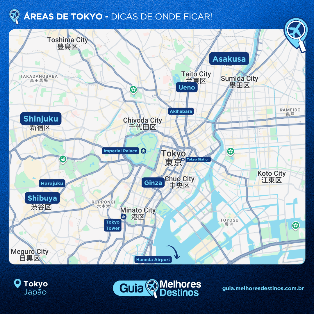 Onde ficar em Tokyo