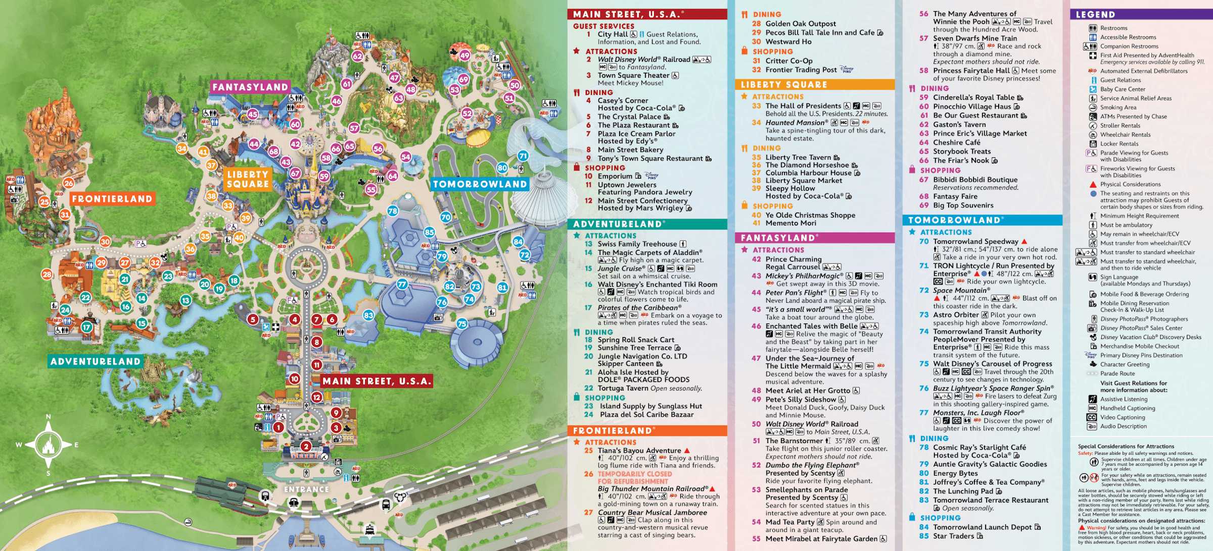 Mapa da Disney