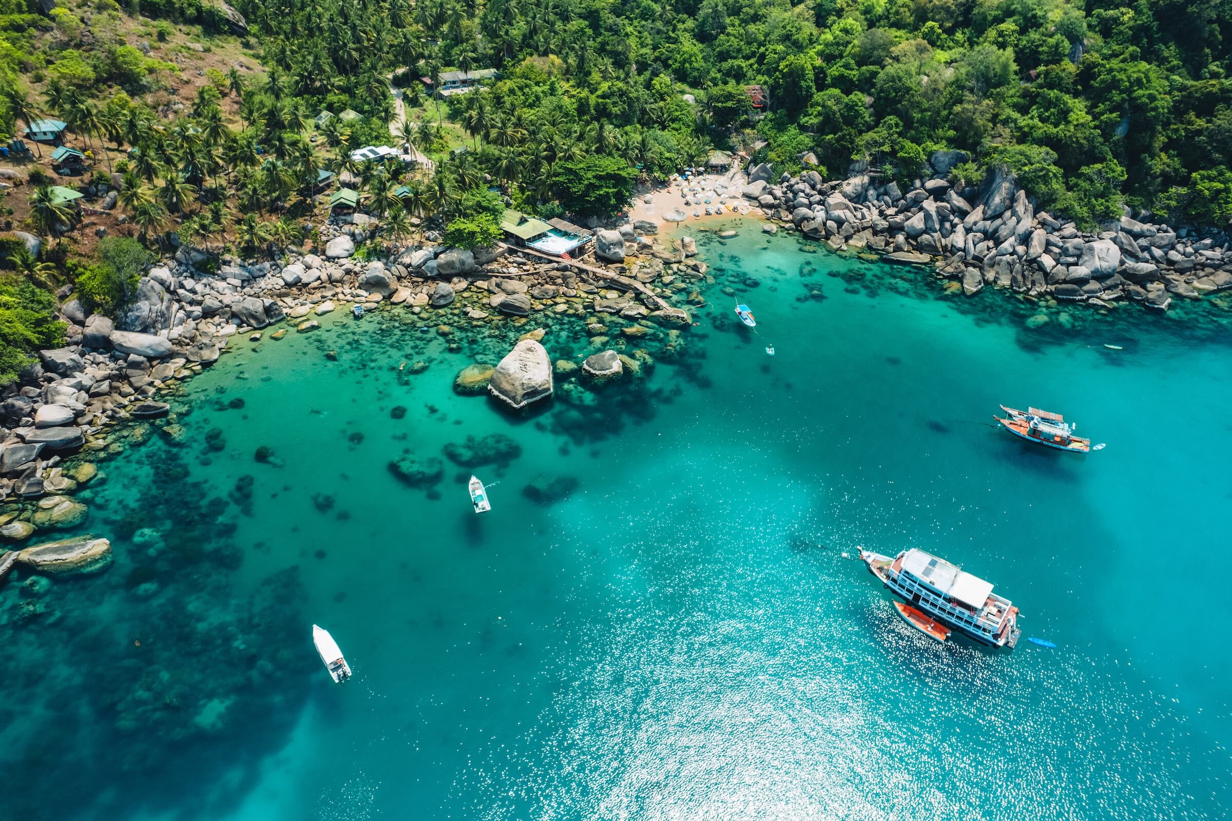 Golfo da Tailândia: Koh Samui, Koh Phangan e Koh Tao — qual ilha escolher?
